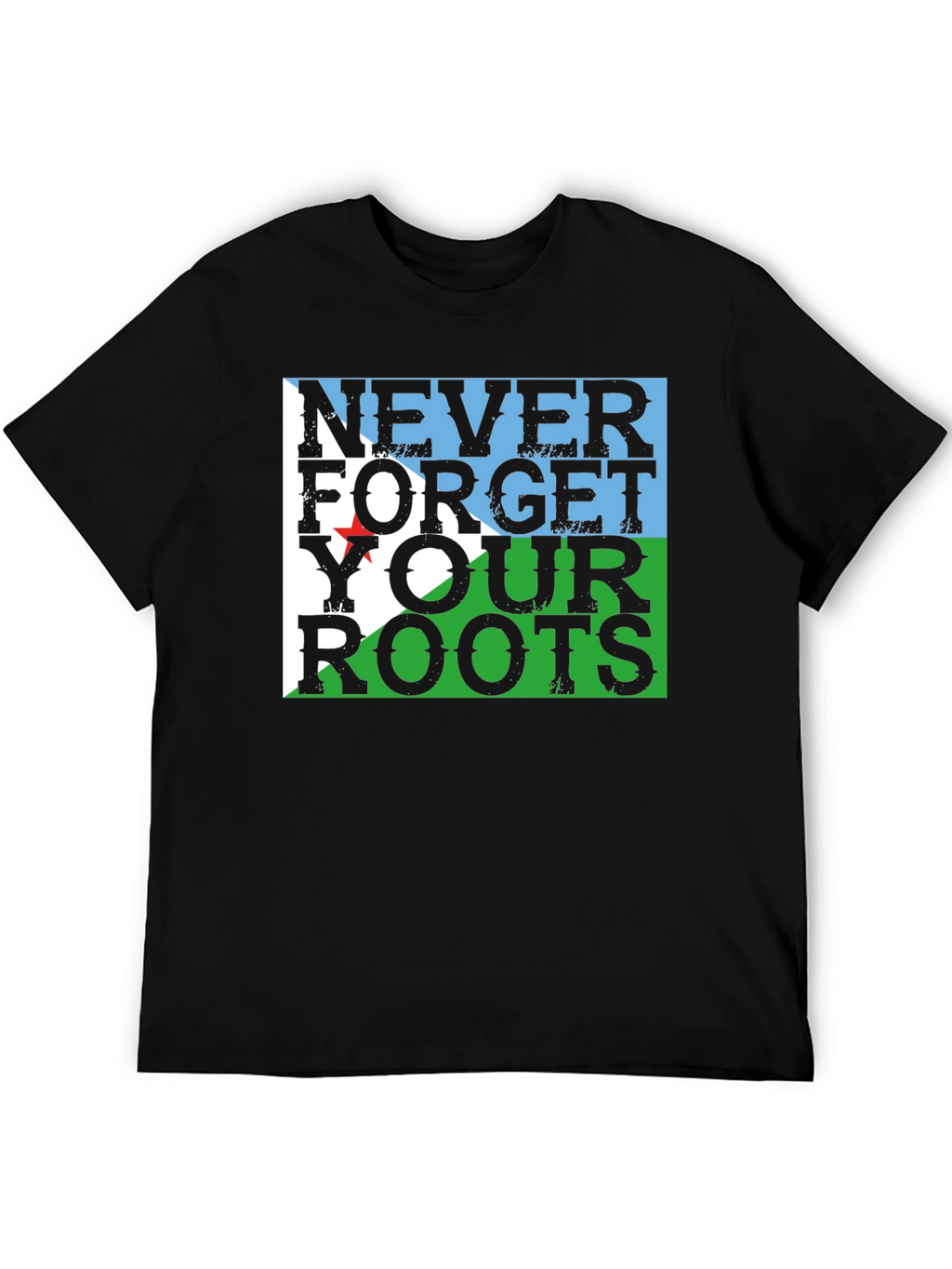 Never Forget Your Roots Flag Graphic Tee