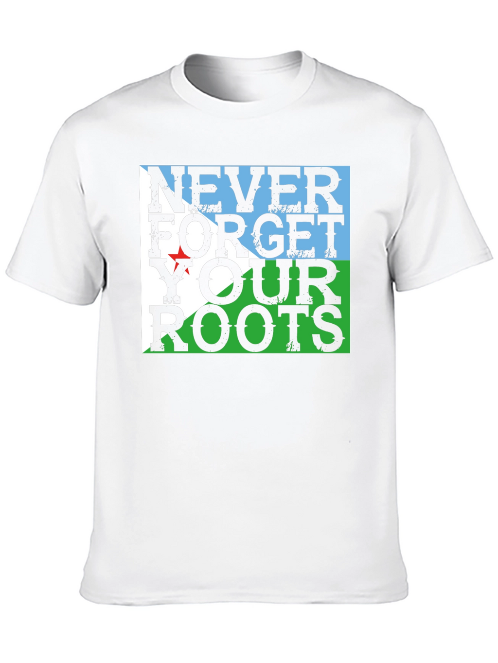 Never Forget Your Roots Flag Graphic Tee