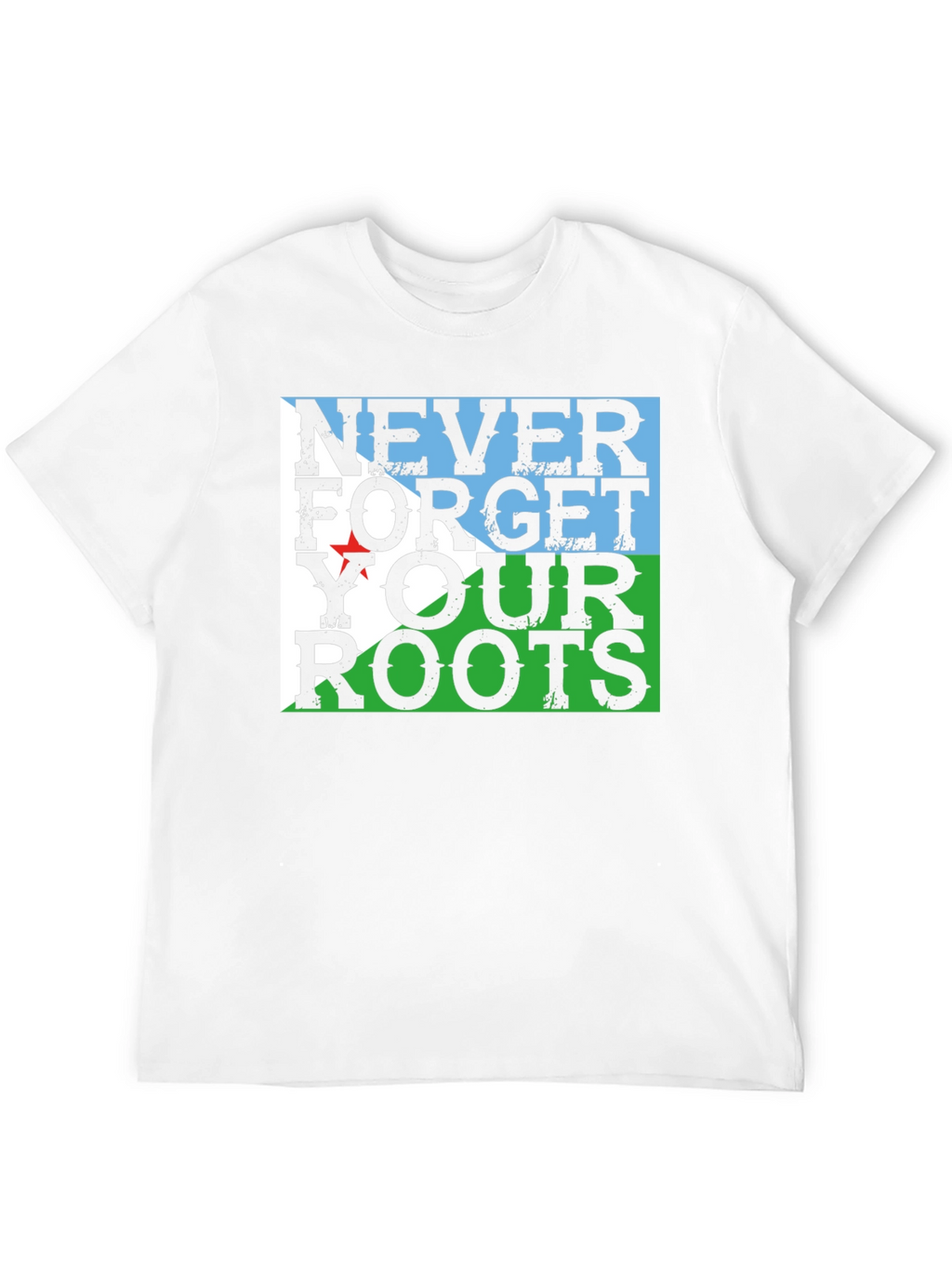 Never Forget Your Roots Flag Graphic Tee