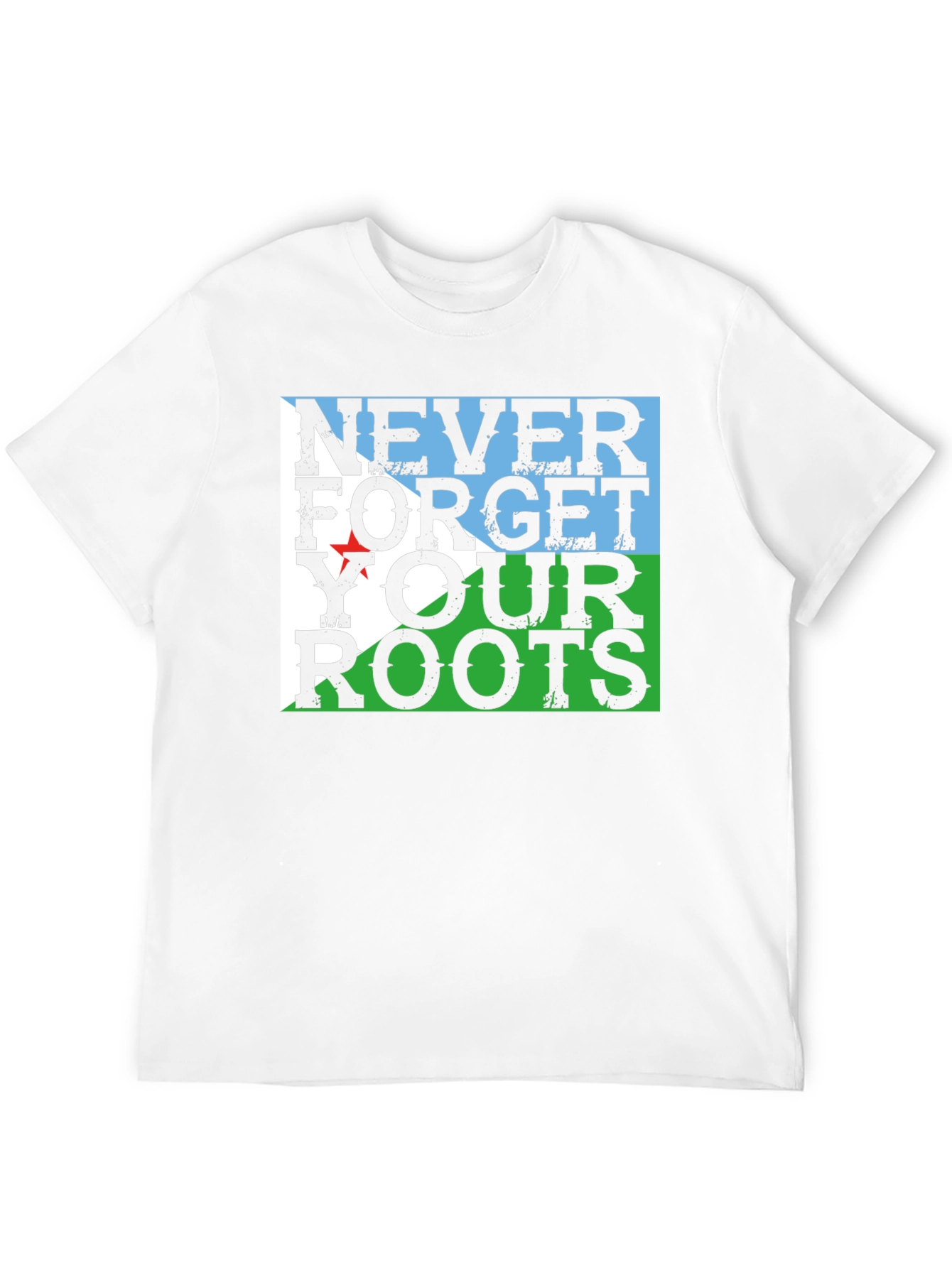 Never Forget Your Roots Flag Graphic Tee
