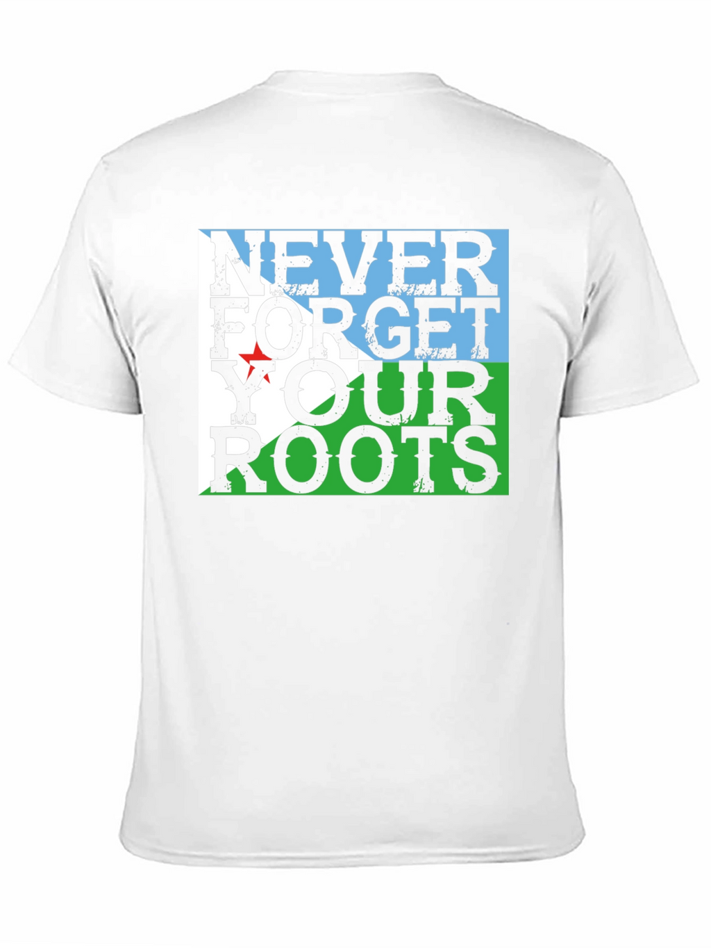 Never Forget Your Roots Flag Graphic Tee