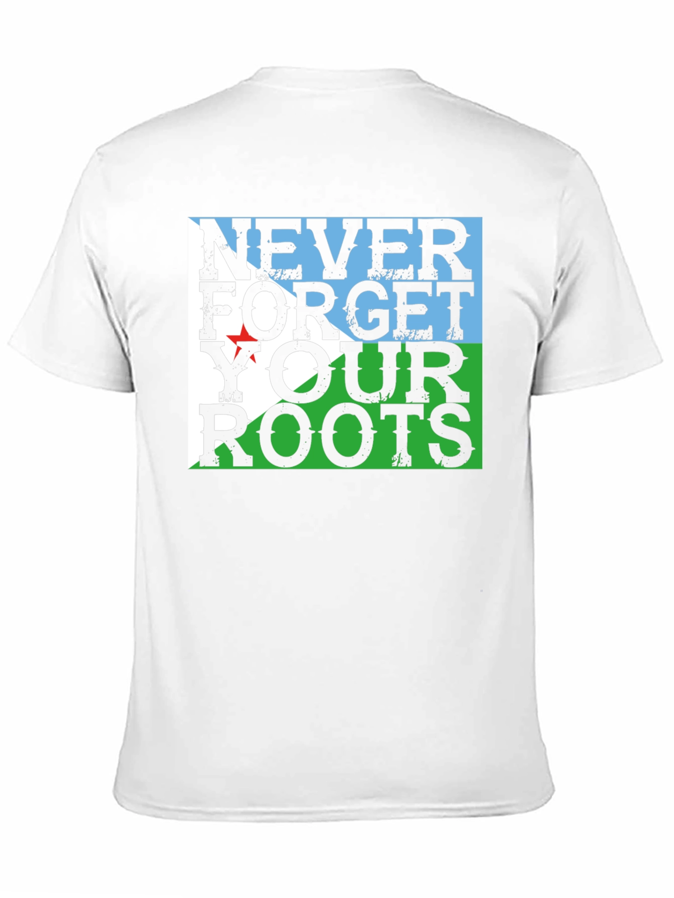 Never Forget Your Roots Flag Graphic Tee