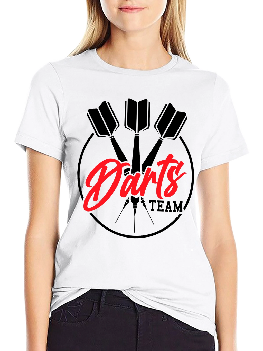 Darts Team Graphic Tee - Black