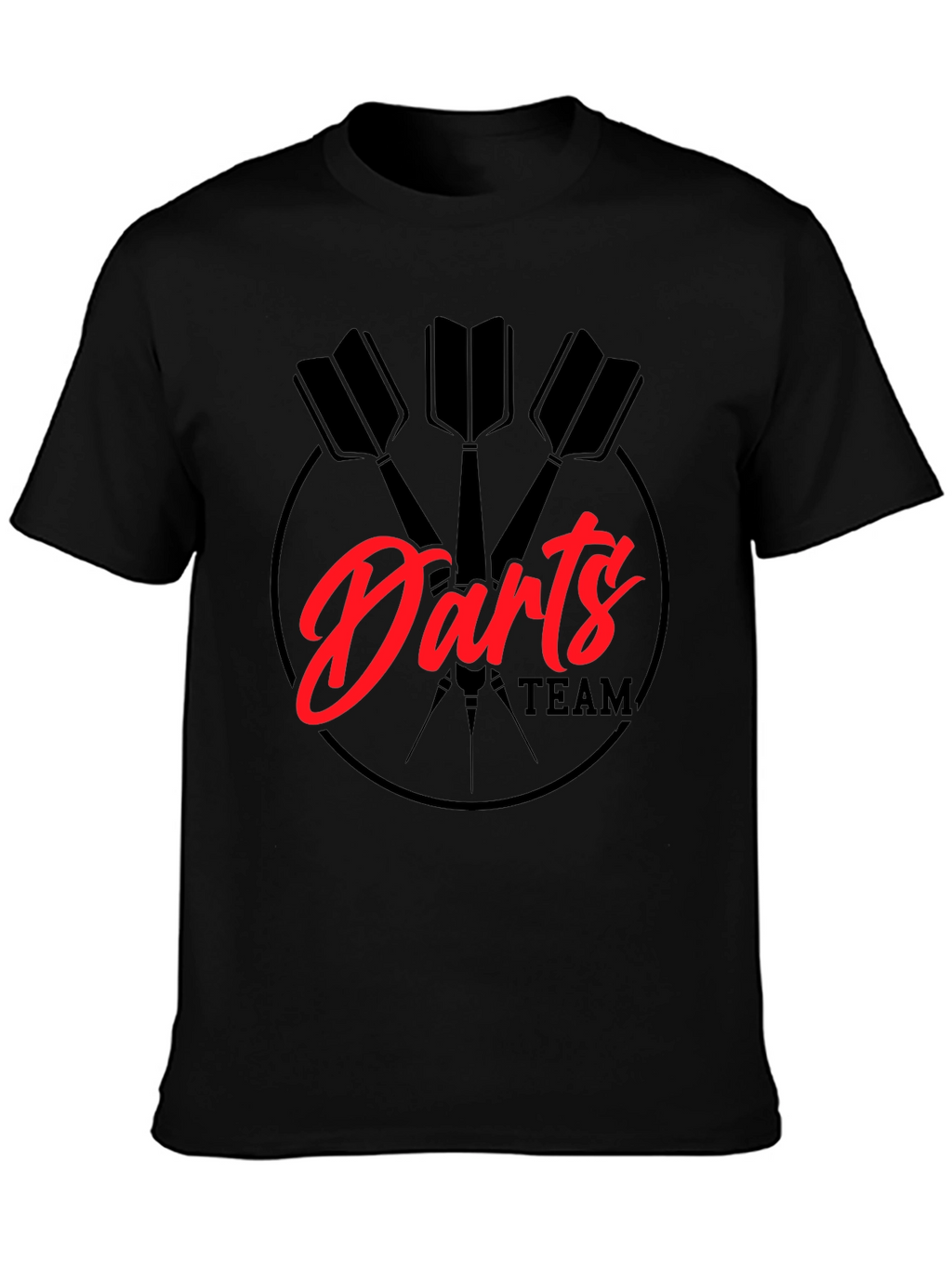 Darts Team Graphic Tee - Black