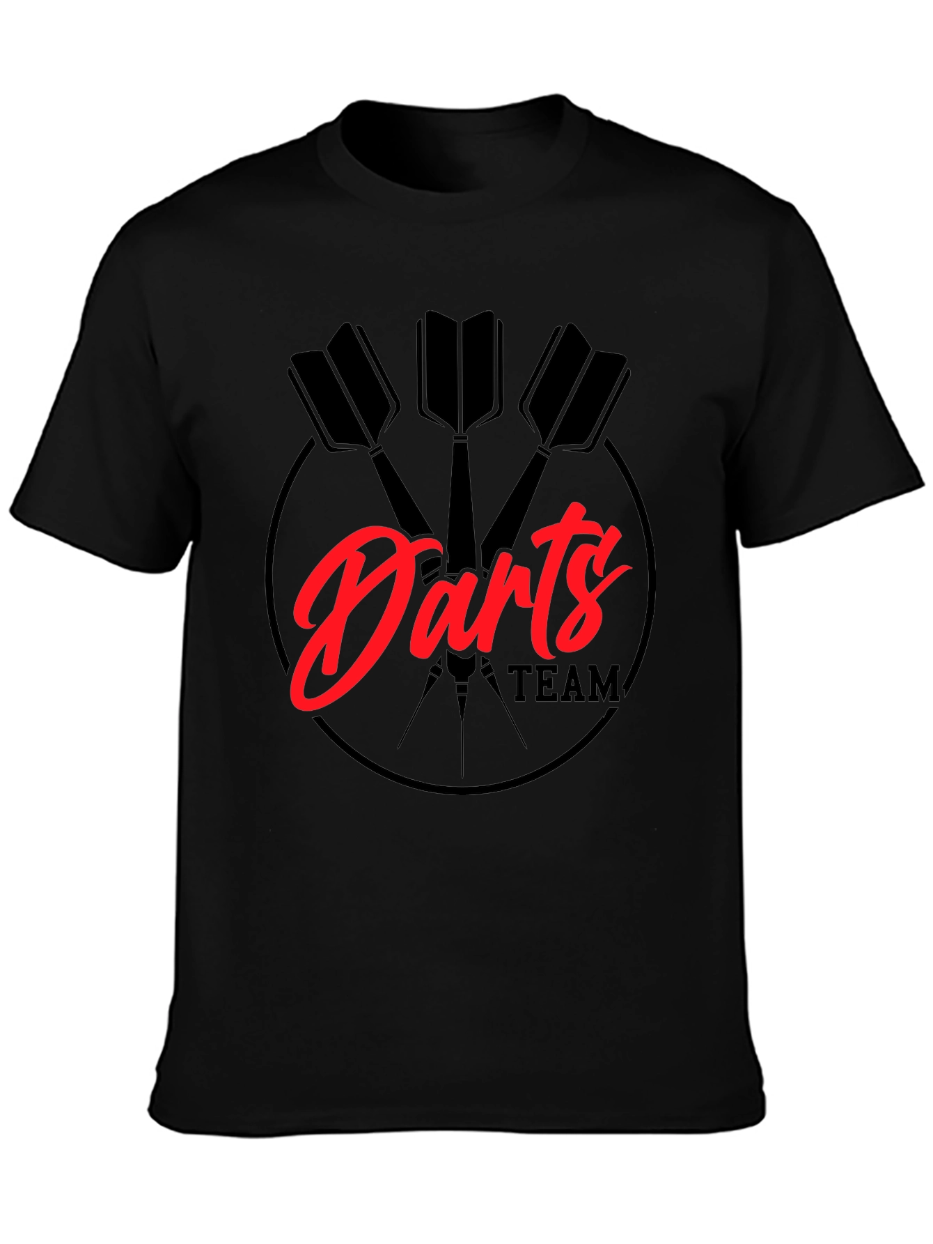 Darts Team Graphic Tee - Black