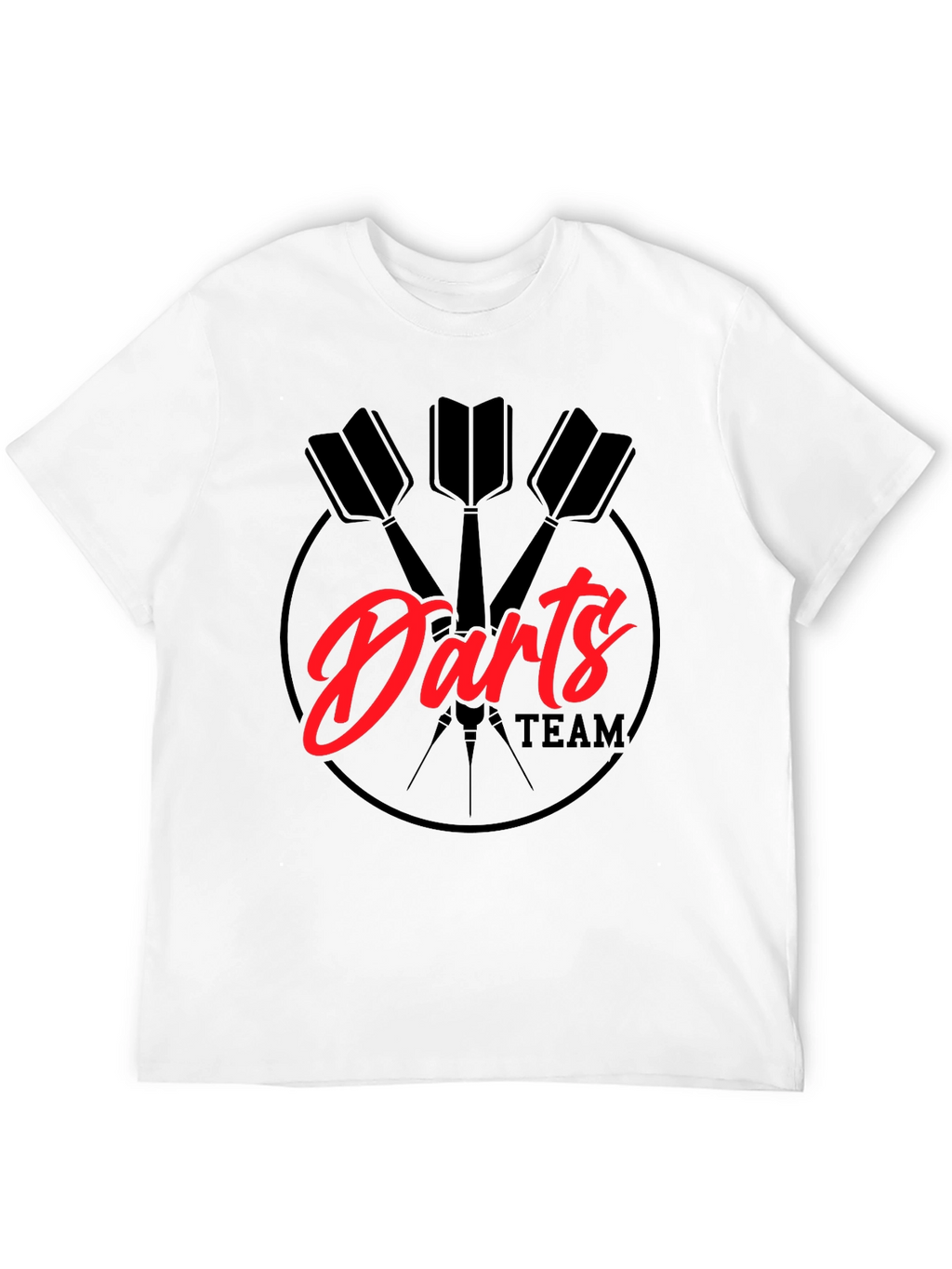 Darts Team Graphic Tee - Black