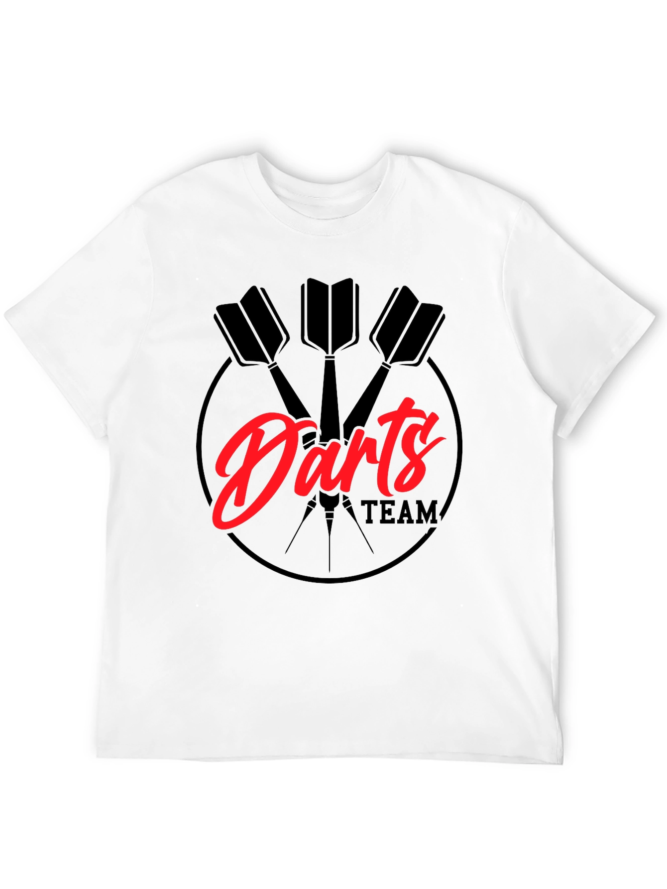 Darts Team Graphic Tee - Black