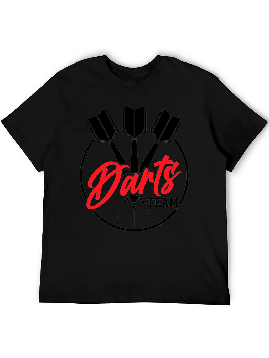 Darts Team Graphic Tee - Black