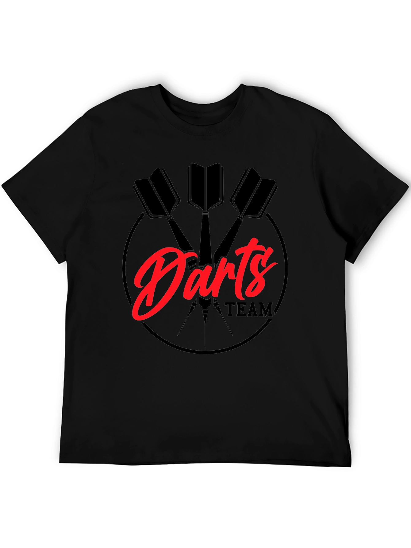 Darts Team Graphic Tee - Black