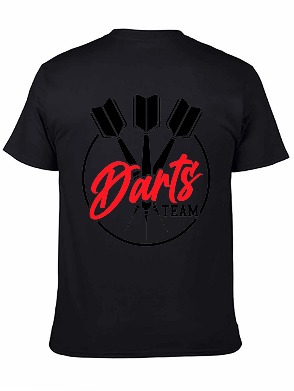 Darts Team Graphic Tee - Black