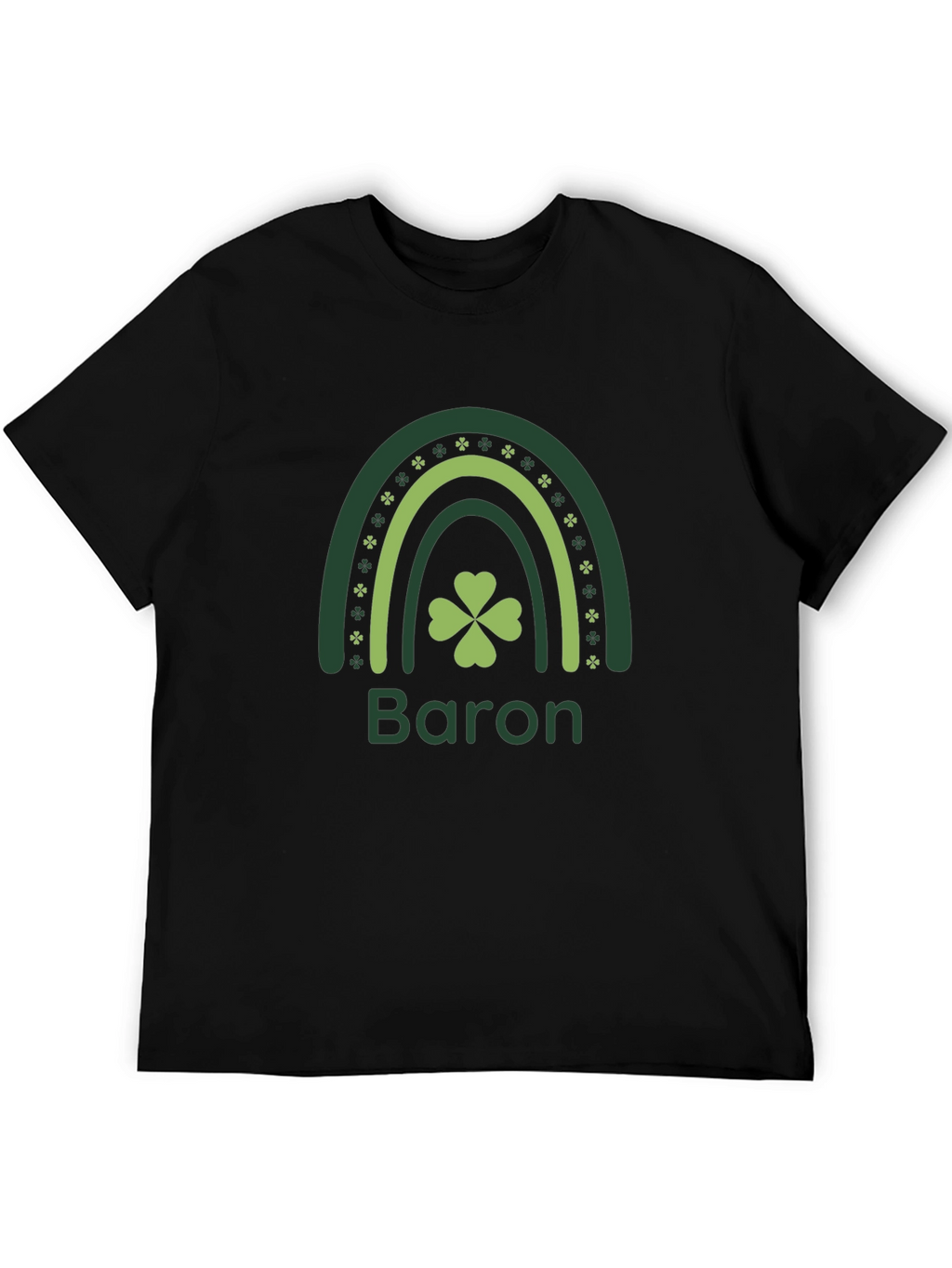 Lucky Shamrock Rainbow Personalized T-Shirt