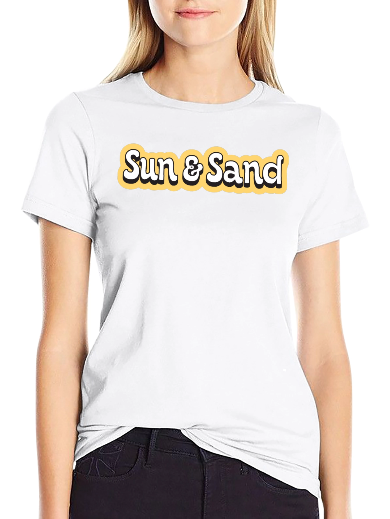 Sun & Sand Graphic Tee - Retro Style