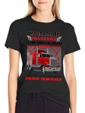 Diesel Smell Trucker T-Shirt - Black