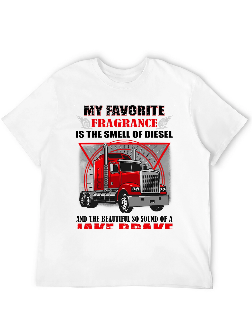 Diesel Smell Trucker T-Shirt - Black