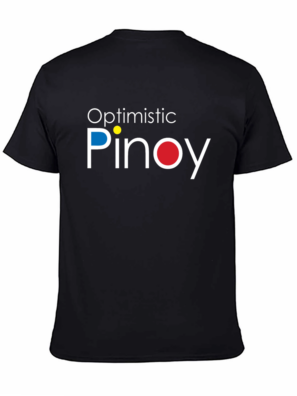 Optimistic Pinoy Graphic T-Shirt - Black