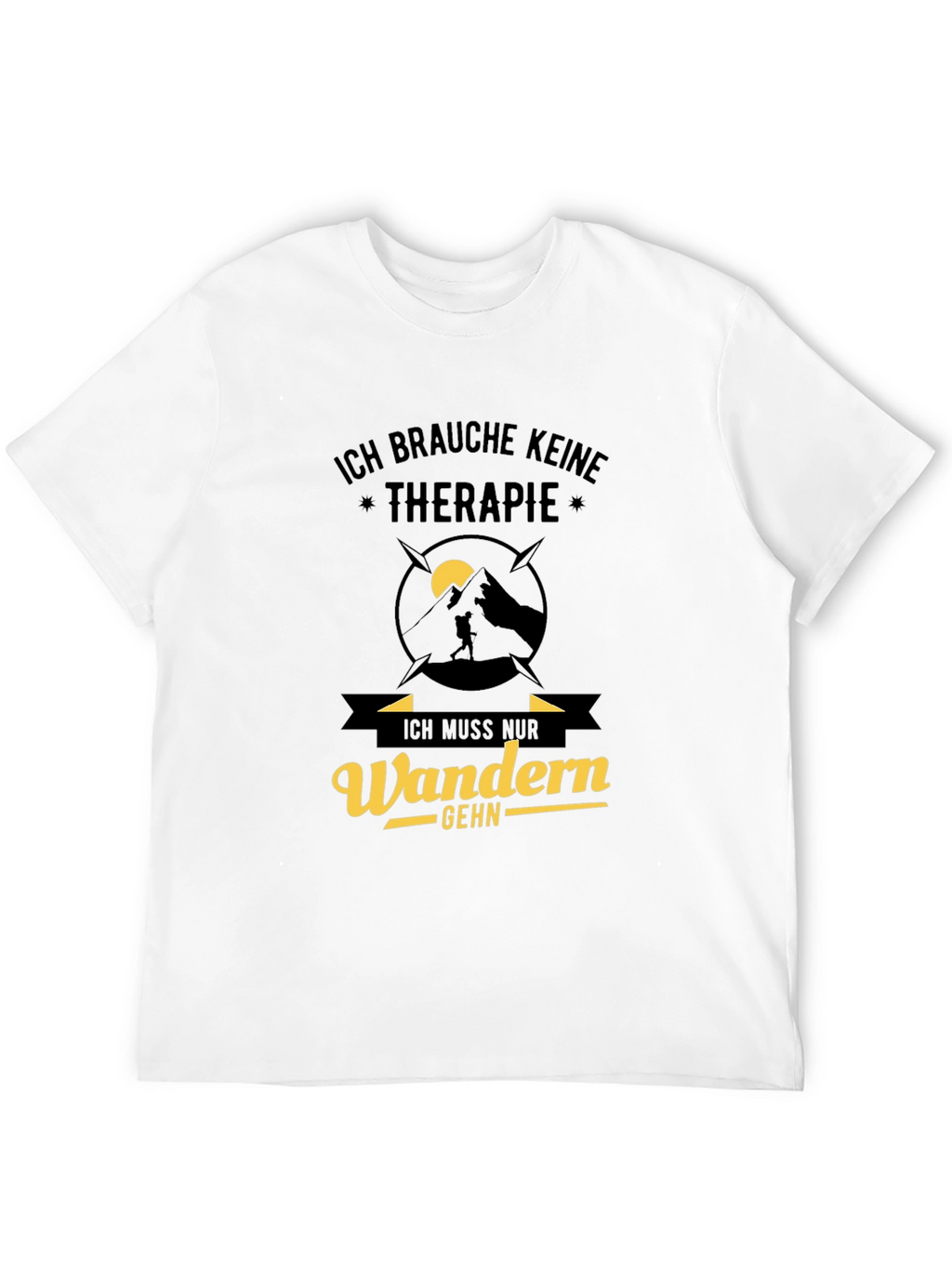 Hiking Therapy T-Shirt - Wanderlust Design