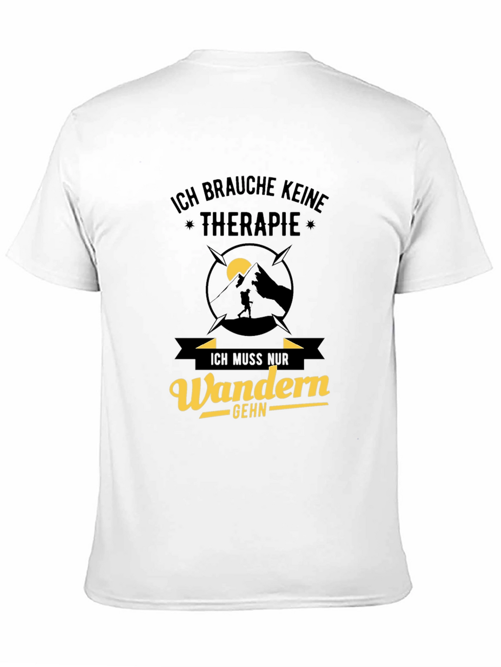 Hiking Therapy T-Shirt - Wanderlust Design