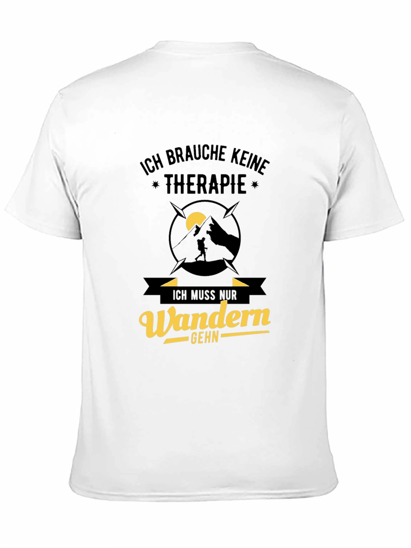 Hiking Therapy T-Shirt - Wanderlust Design