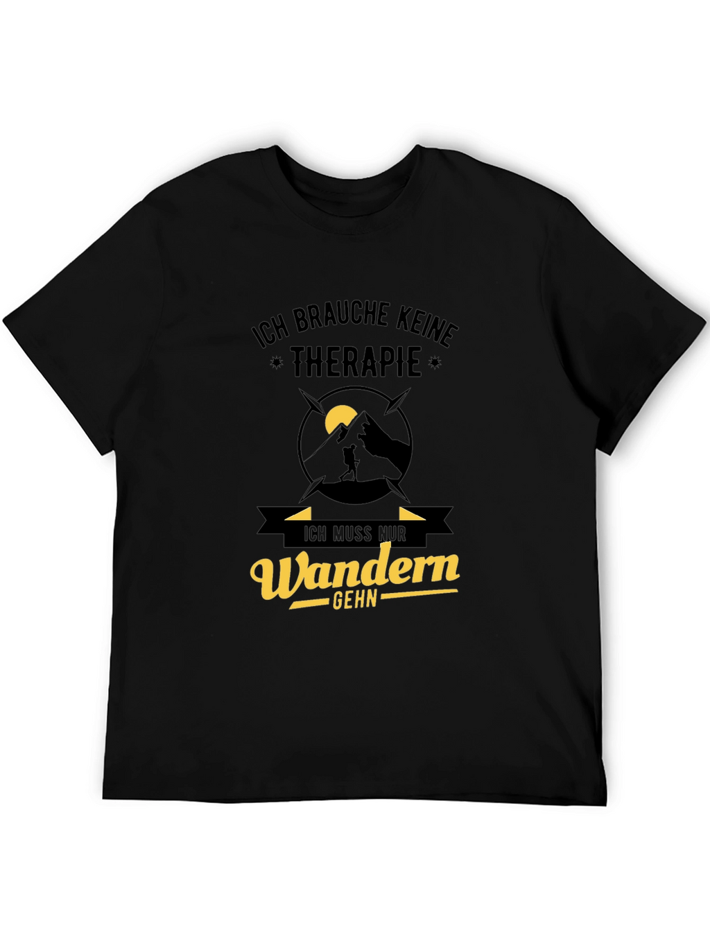 Hiking Therapy T-Shirt - Wanderlust Design
