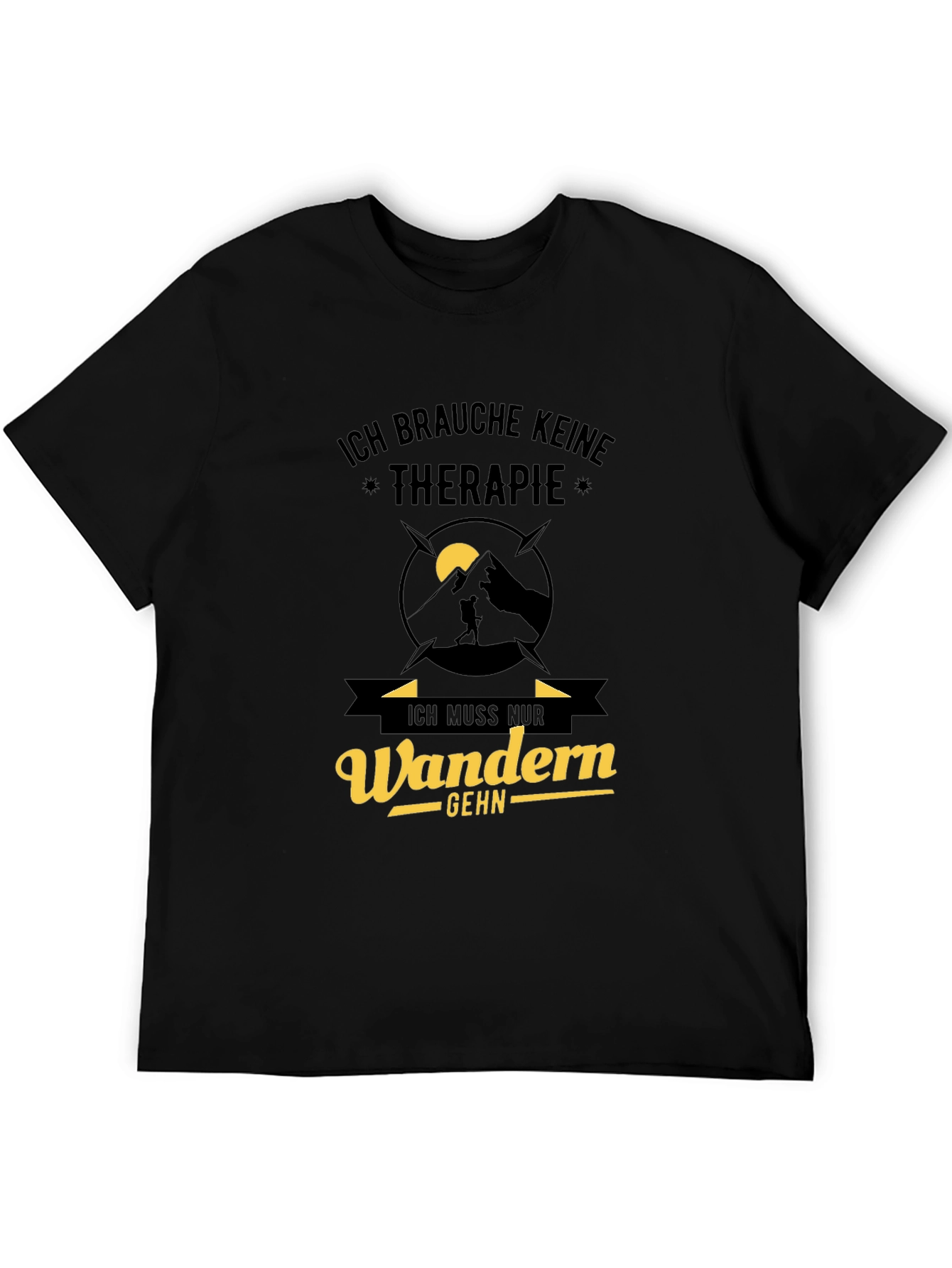 Hiking Therapy T-Shirt - Wanderlust Design