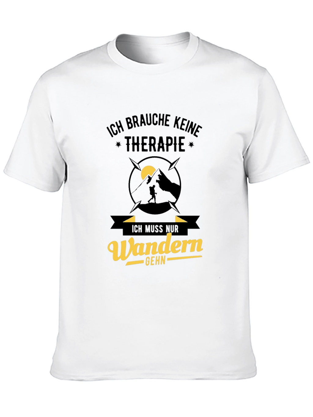Hiking Therapy T-Shirt - Wanderlust Design
