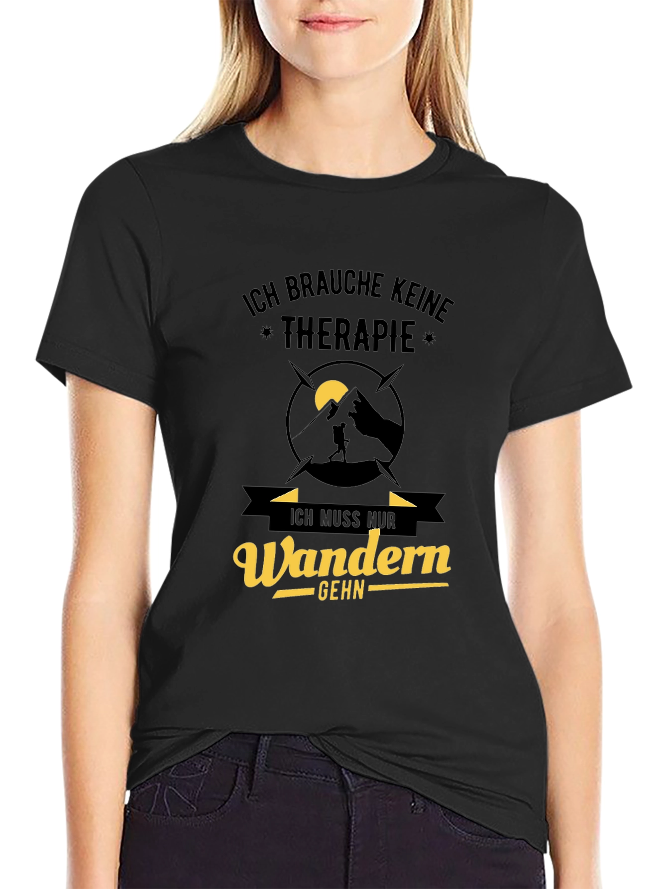Hiking Therapy T-Shirt - Wanderlust Design