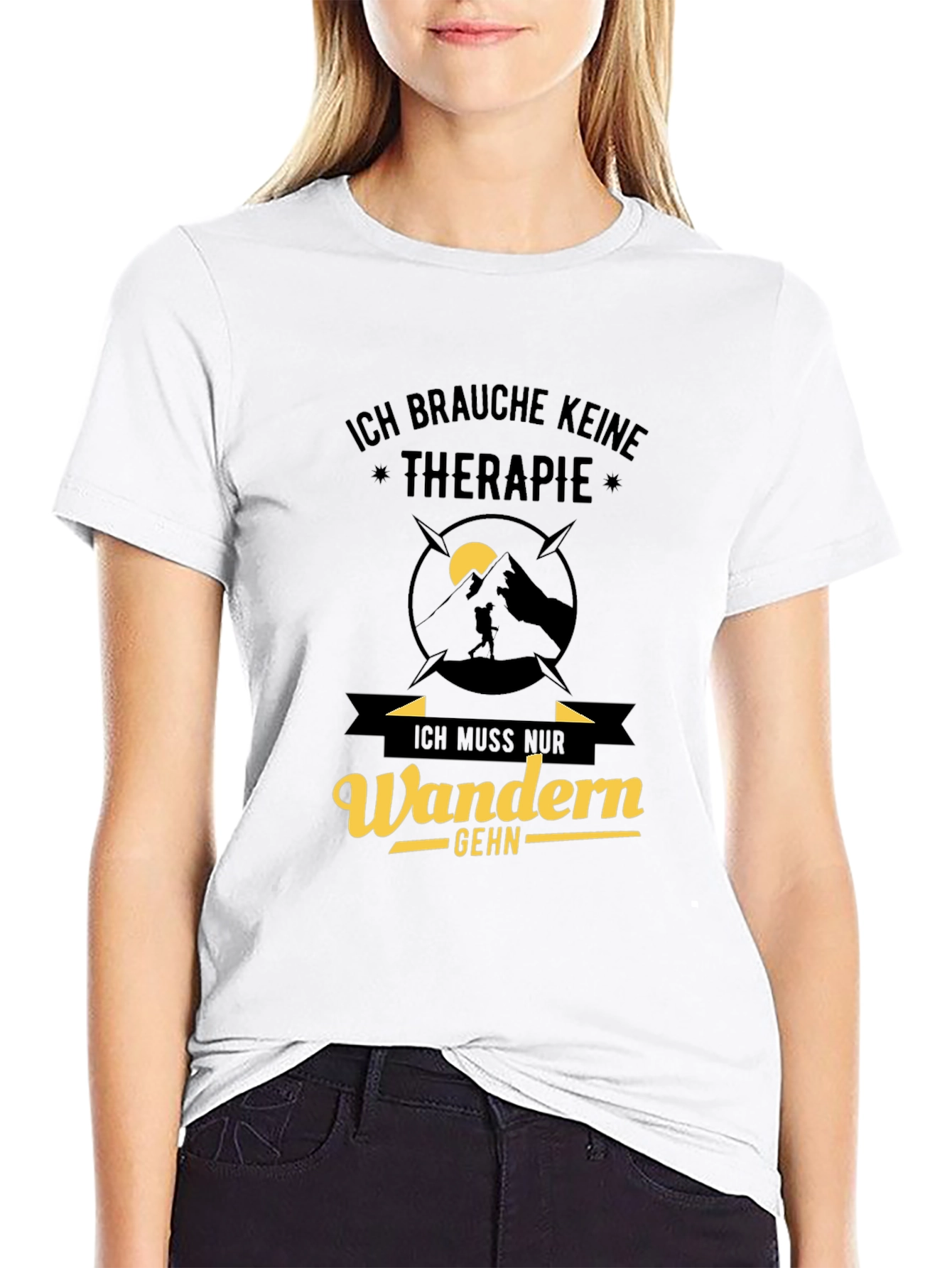 Hiking Therapy T-Shirt - Wanderlust Design
