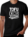 Tofu King Awesome Graphic Tee - Black