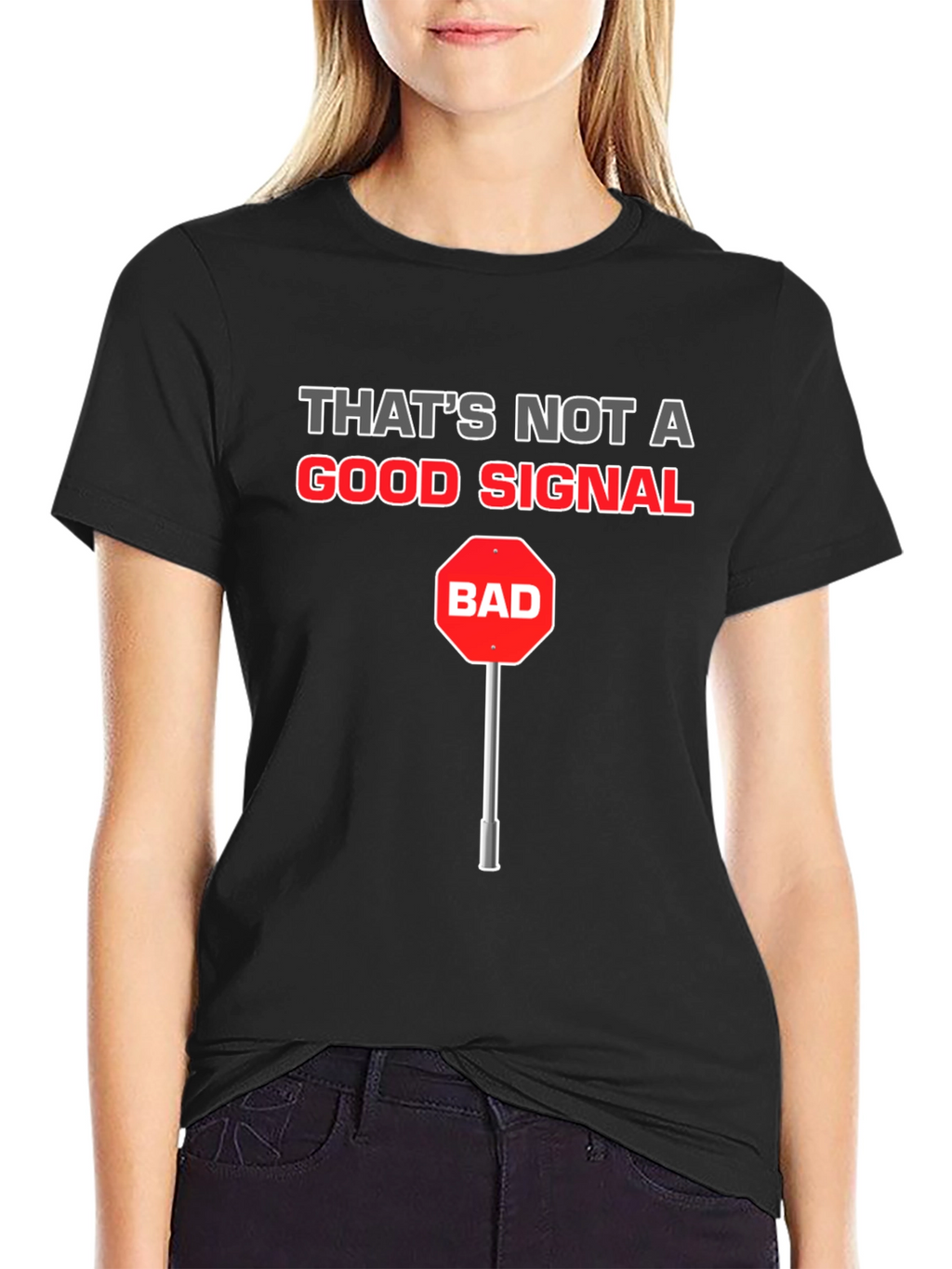 Funny Bad Signal T-Shirt