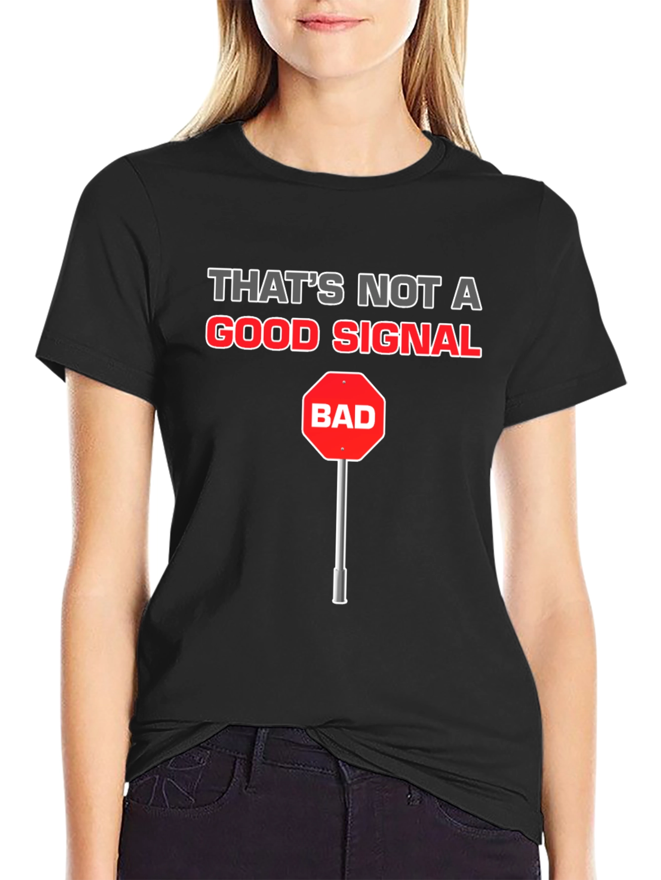 Funny Bad Signal T-Shirt