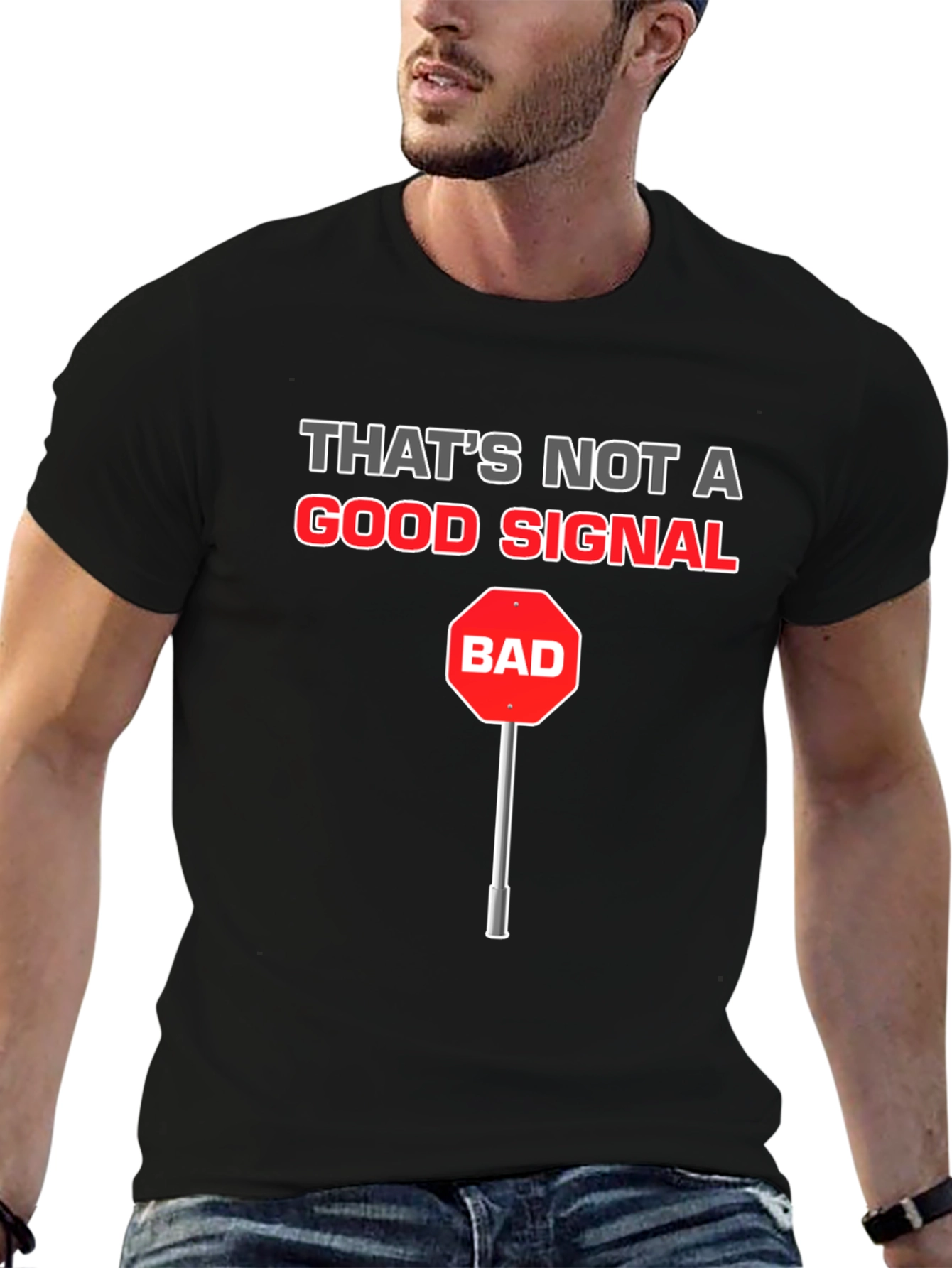 Funny Bad Signal T-Shirt