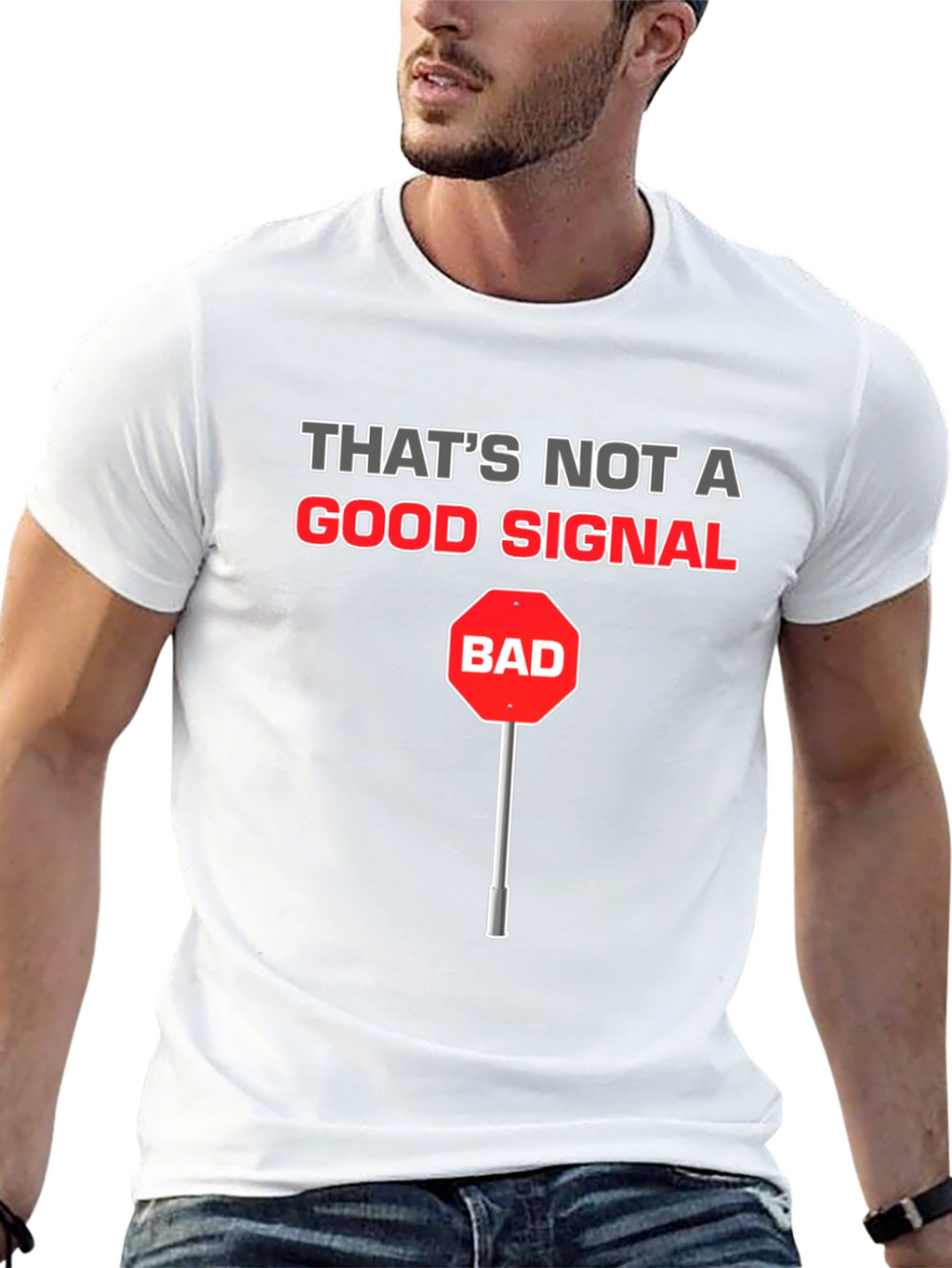 Funny Bad Signal T-Shirt