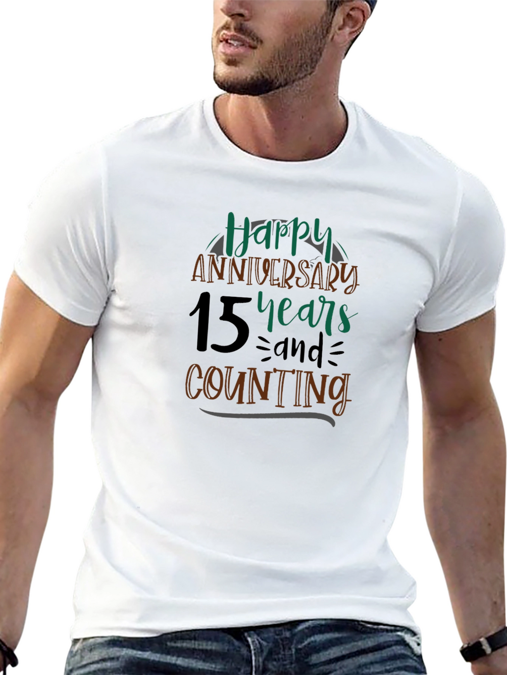 Happy 15th Anniversary T-Shirt - Anniversary Gift Idea