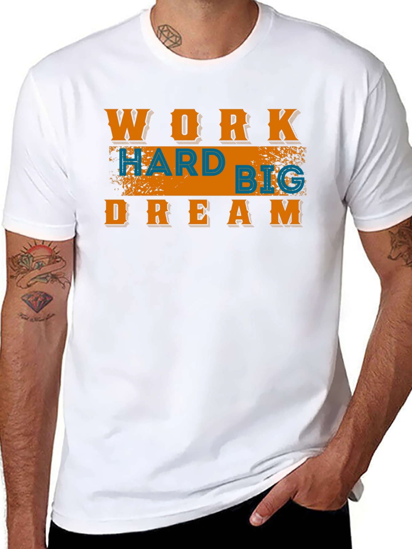 Work Hard Dream Big Graphic Tee