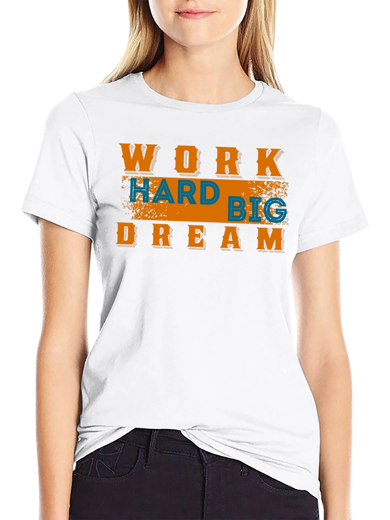 Work Hard Dream Big Graphic Tee