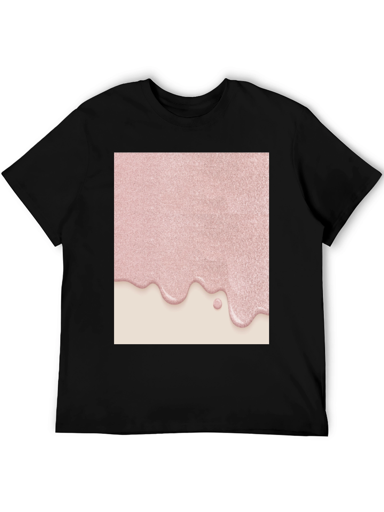 Pink Drip Graphic Tee - Modern Stylish Design