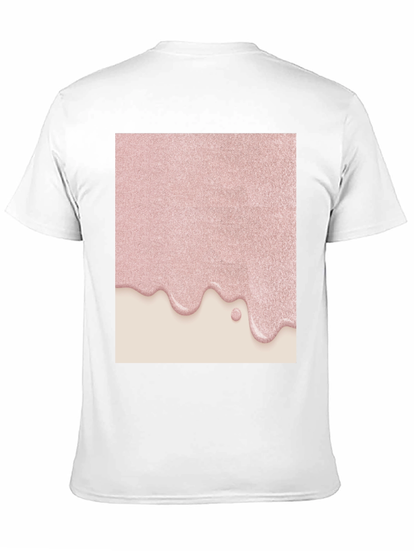 Pink Drip Graphic Tee - Modern Stylish Design