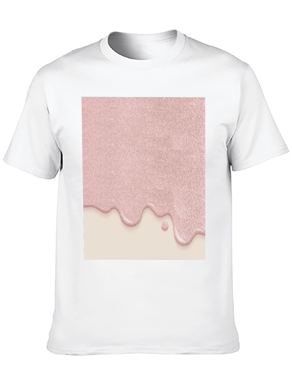 Pink Drip Graphic Tee - Modern Stylish Design