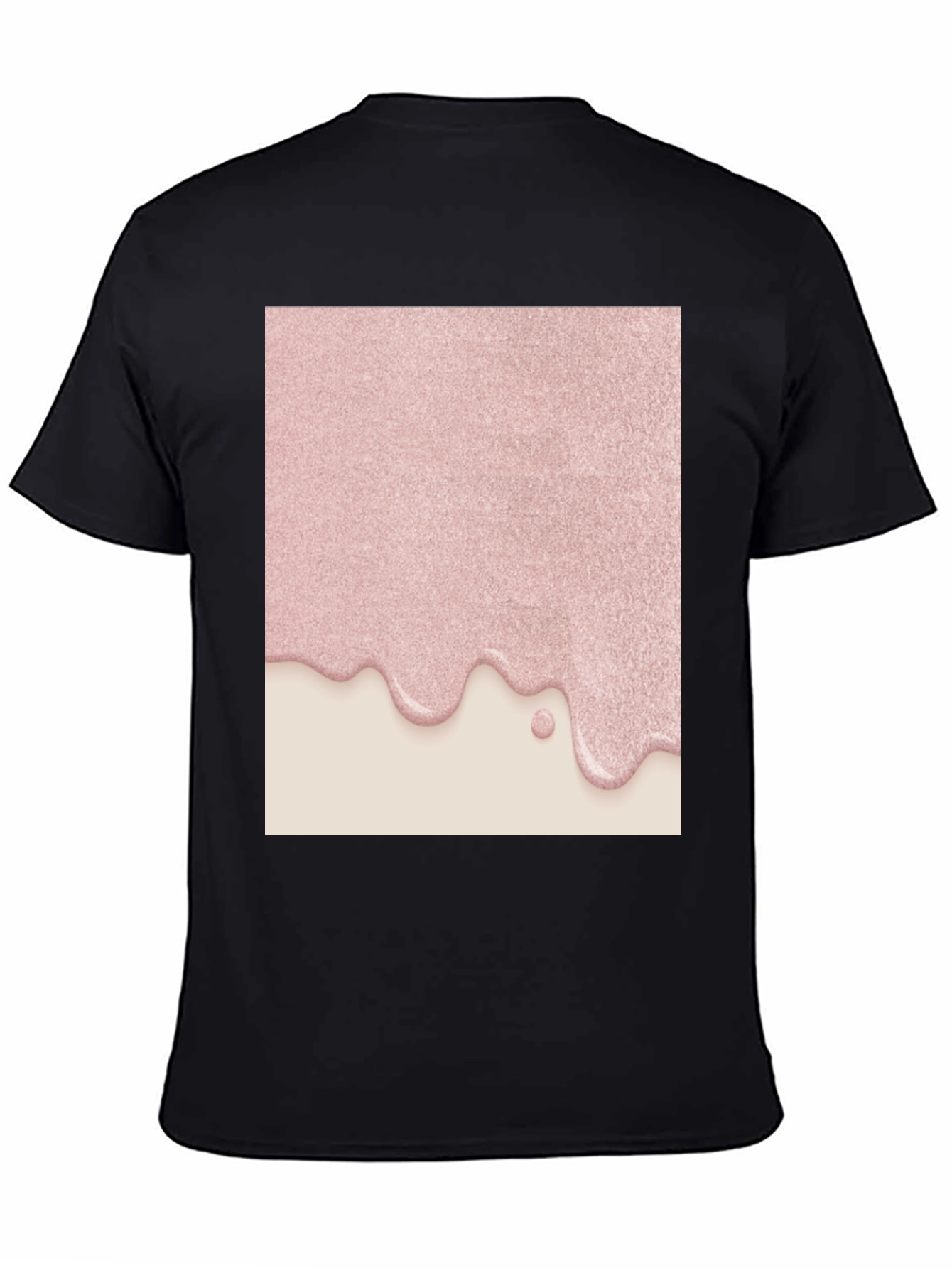 Pink Drip Graphic Tee - Modern Stylish Design