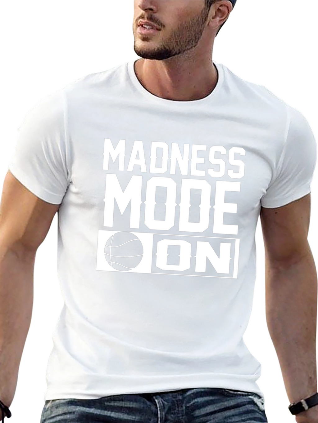 Madness Mode On Basketball Graphic Tee