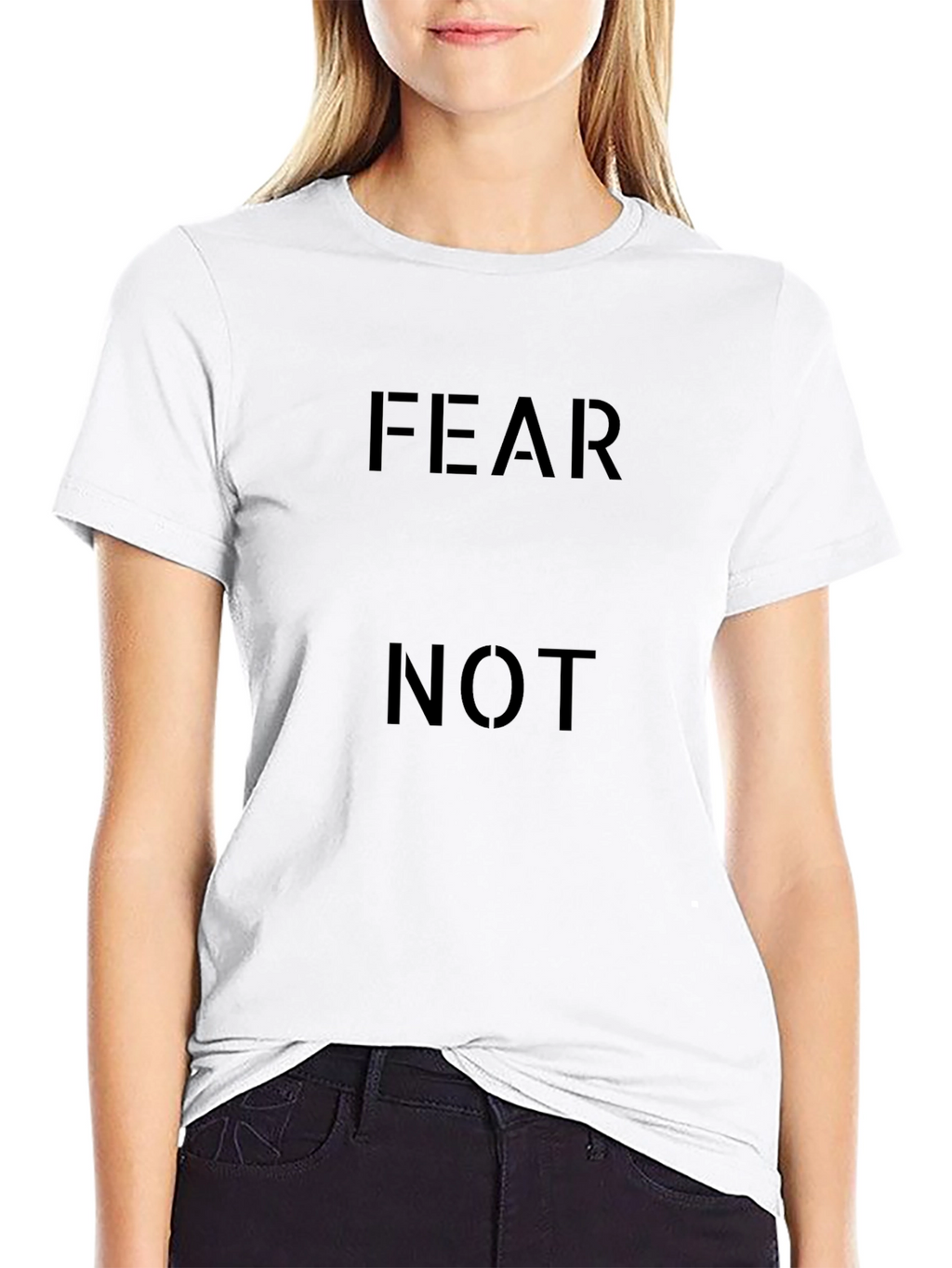 Fear Not Graphic Tee - Classic Black T-Shirt