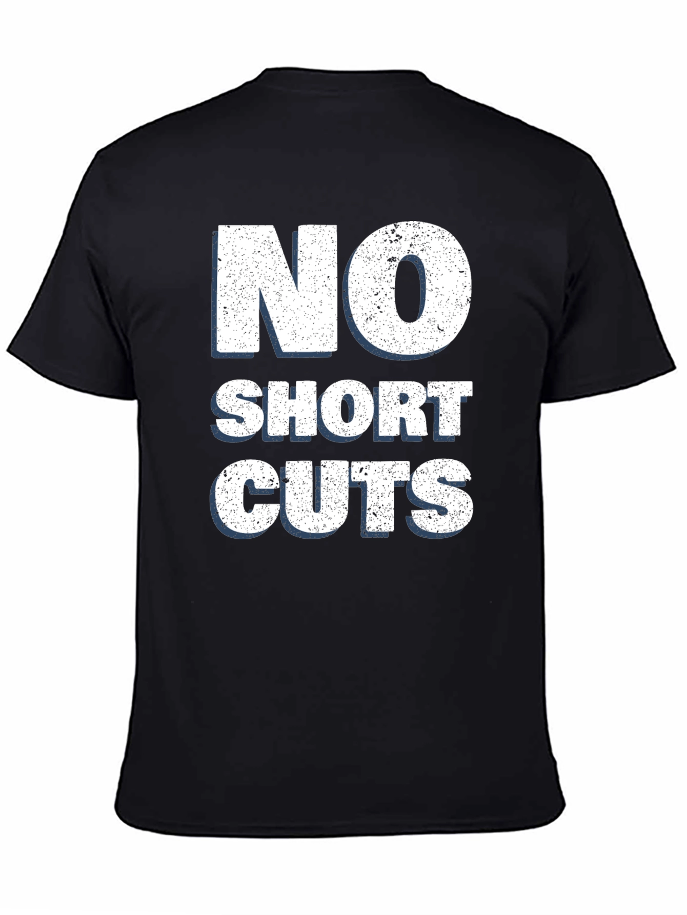 No Shortcuts Graphic Tee - Mens Black T-Shirt