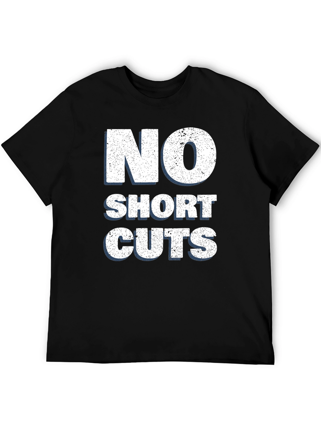 No Shortcuts Graphic Tee - Mens Black T-Shirt