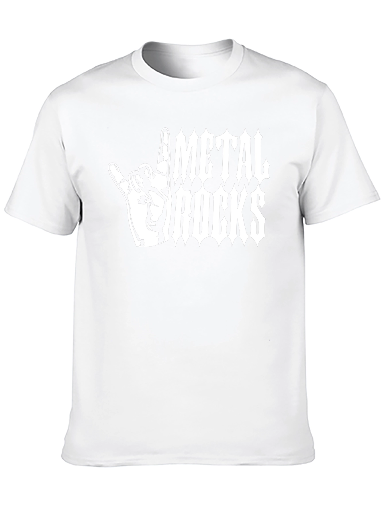 Metal Rocks T-Shirt - Heavy Metal Hand Sign