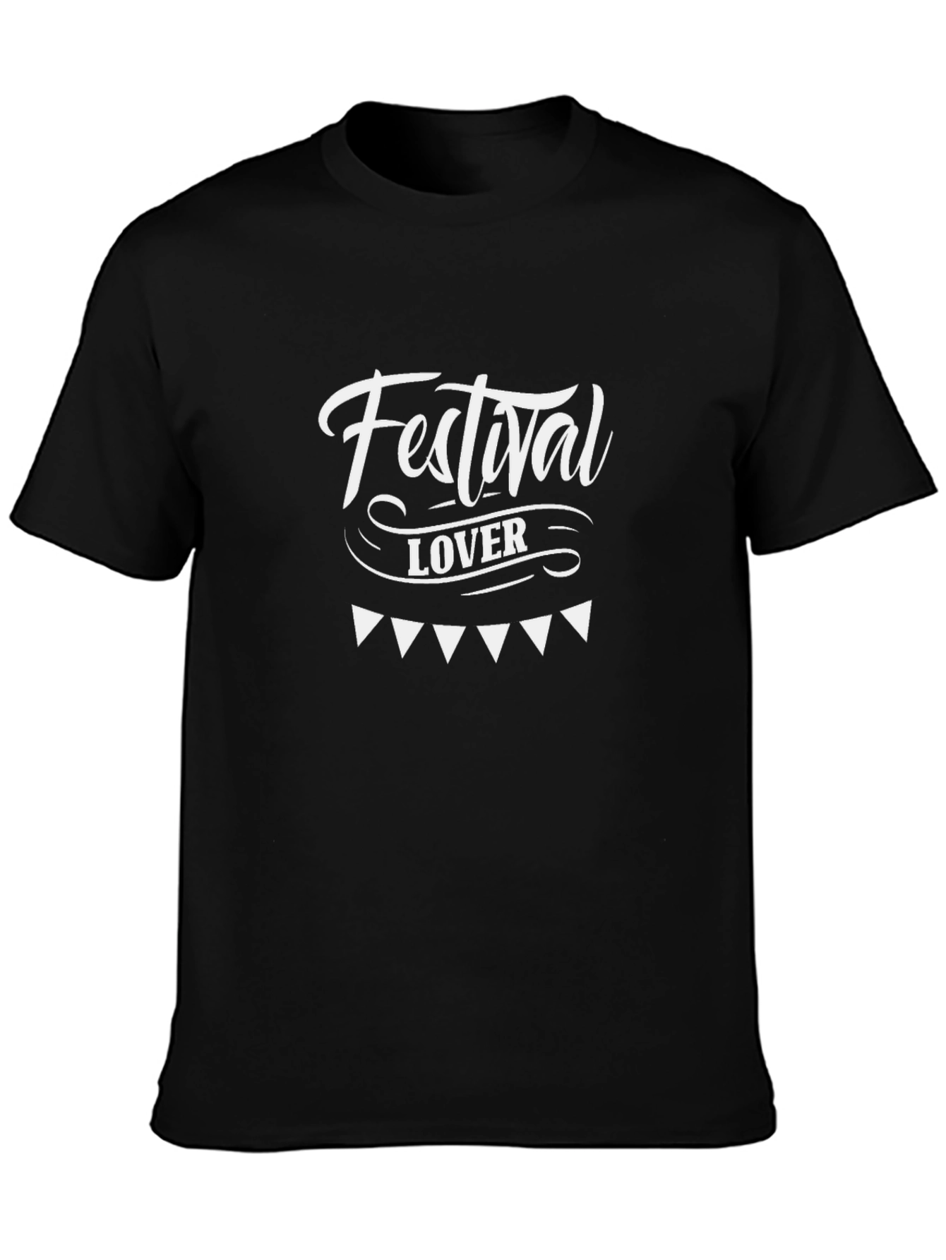 Festival Lover Black T-Shirt