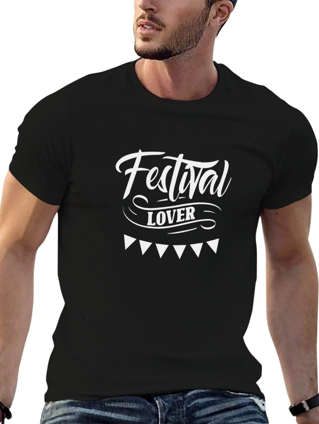Festival Lover Black T-Shirt