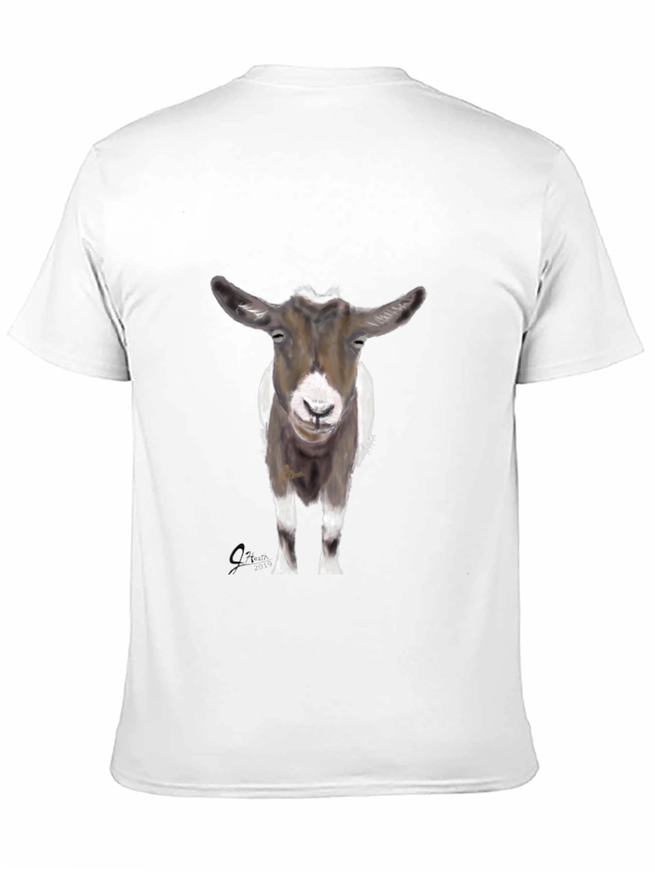 Goat Graphic Tee - Stylish Black Cotton T-Shirt