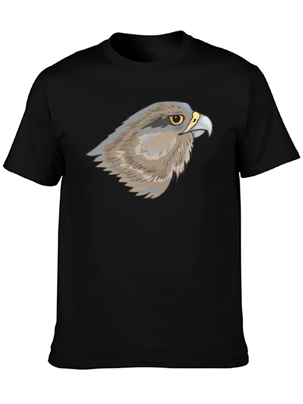 Cool Falcon Graphic T-Shirt - Black