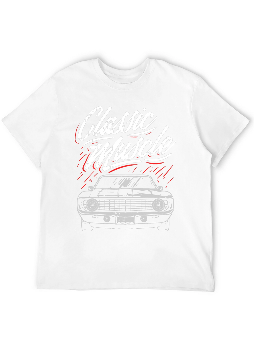 Classic Muscle Car Graphic Tee - Black