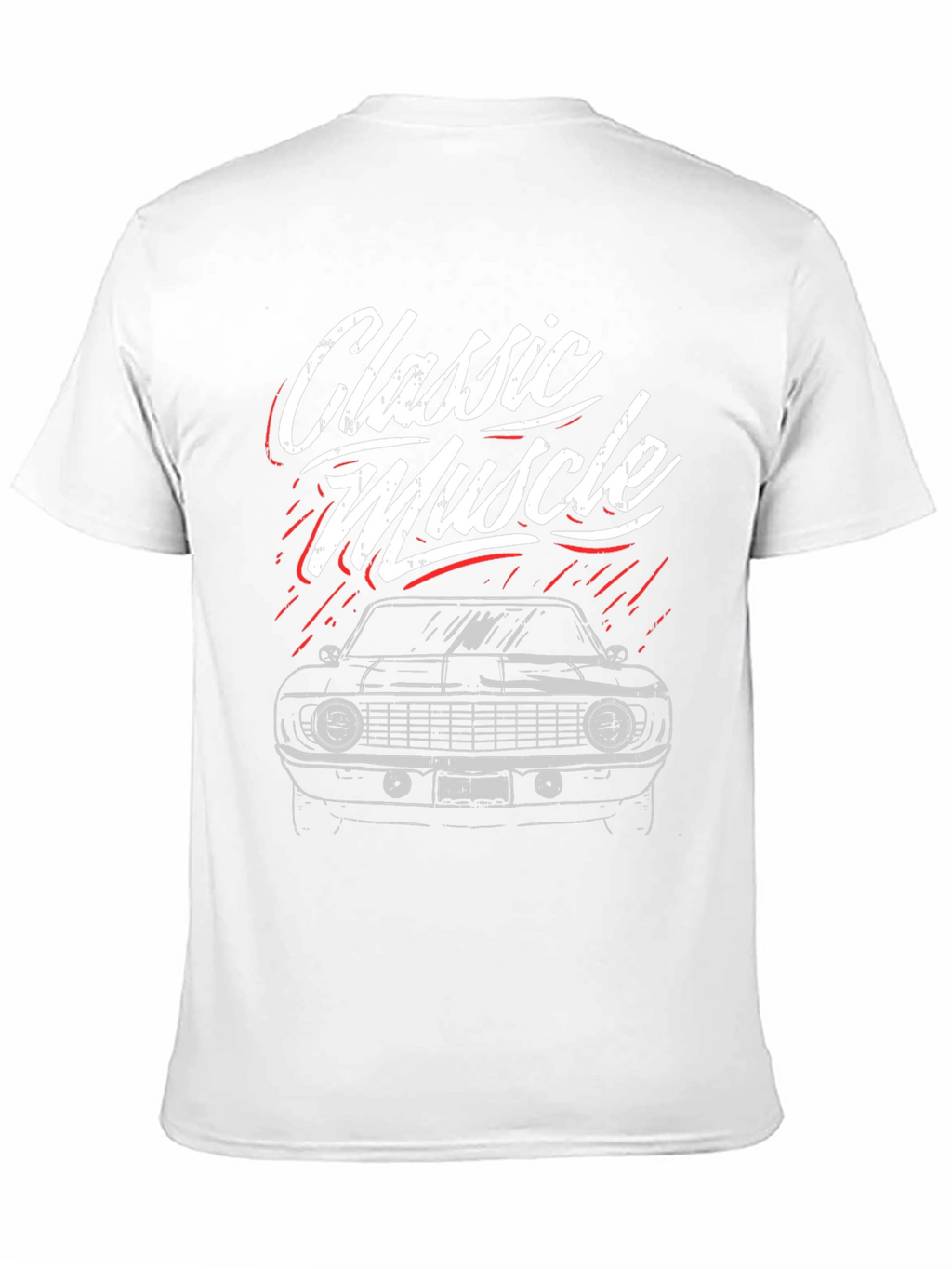 Classic Muscle Car Graphic Tee - Black